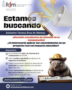 Concurso asistente técnico
